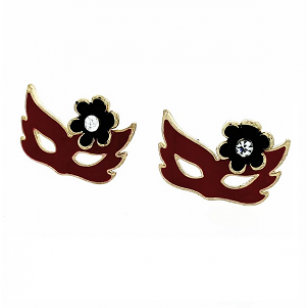 Oorbellen Emaille Masker